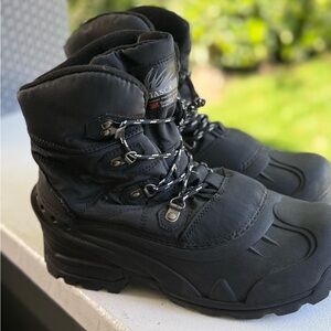 Itasca Black Insulated Boots Snow & Rain